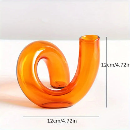 TimelessGlow - Pedestal Glass Vase