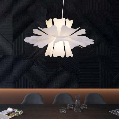 LumaPetal - Stylish White Hanging Light