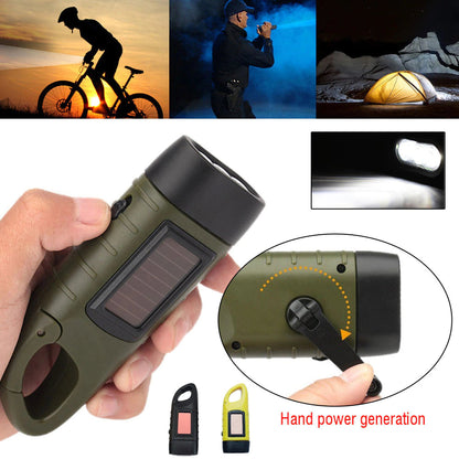 AquaShine | Waterproof Crank Flashlight for Emergencies