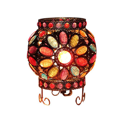 LuxeLume - Stylish Acrylic Bead Nightstand