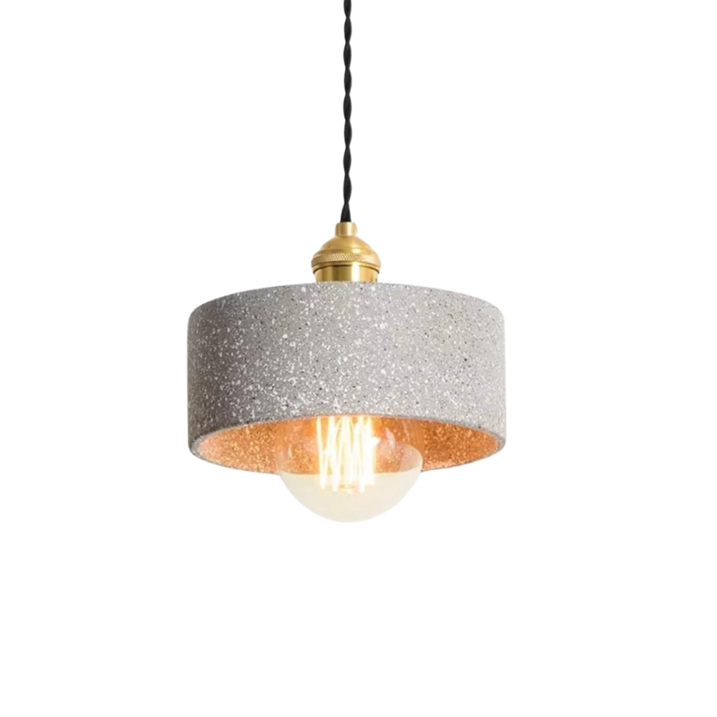 UrbanLume – Lampada a sospensione in cemento moderno