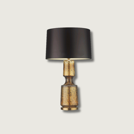 LuxAura – Elegante Lampada da Tavolo in Metallo e Vetro