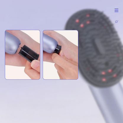 GlowSpray Comb - Head Massager with Vibration & Hair Oil Applicator