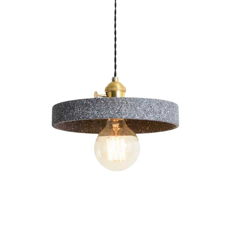 UrbanLume – Lampada a sospensione in cemento moderno