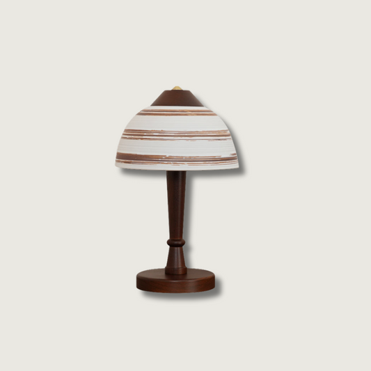 WarmBeam – Lampada da Scrivania LED con Accento in Noce