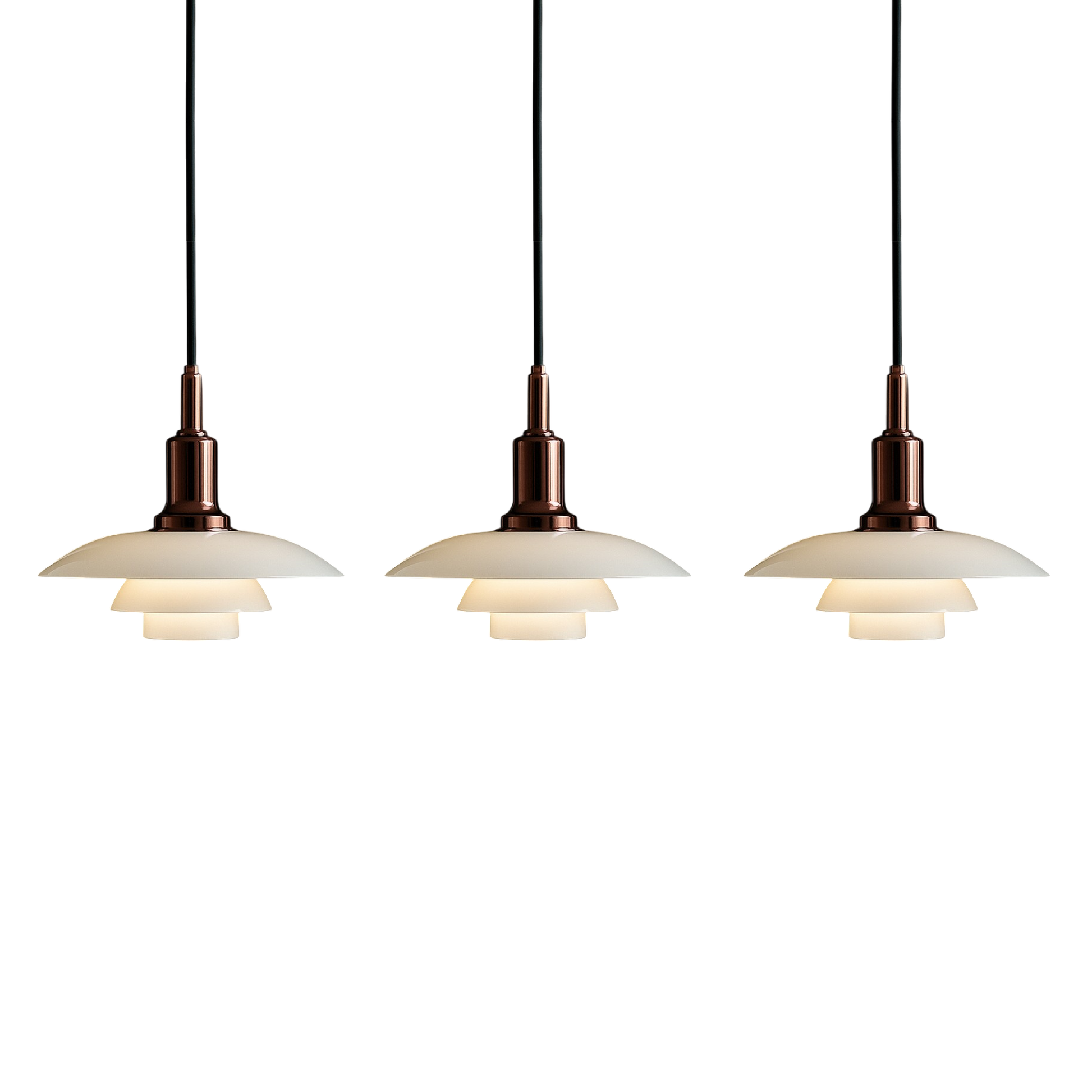 2/3 head Danish design pendant lamp 8