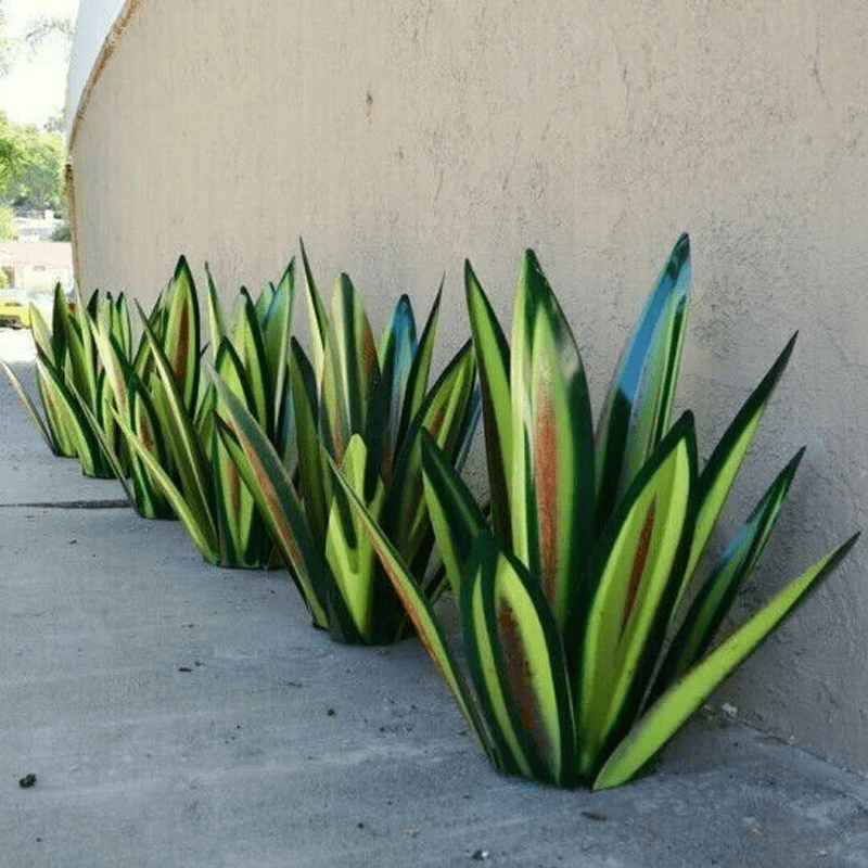 Handmade Waterproof Solar Agave Garden Lamp – Elegant Outdoor Solar Lights for Garden Illumination-2