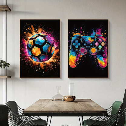 PixelPower - Sports and Gaming Poster Set