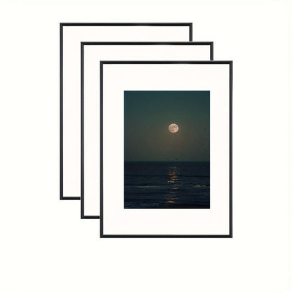 FrameCraft - 3-Piece Black Photo Frame Set