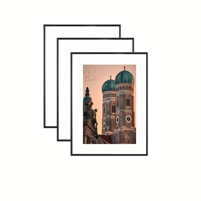 FrameCraft - 3-Piece Black Photo Frame Set