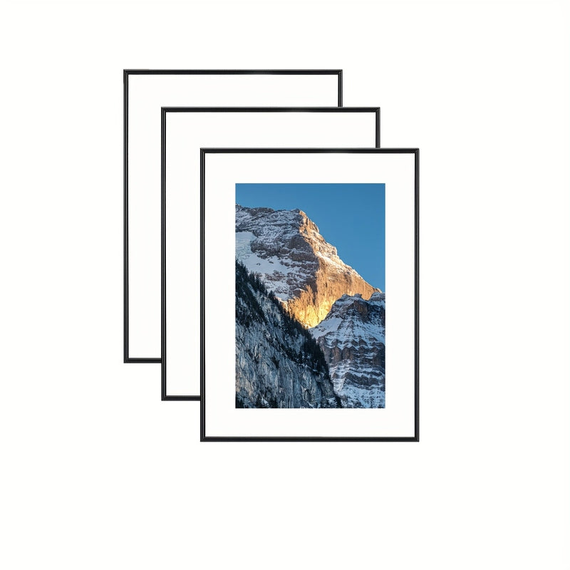 FrameCraft - 3-Piece Black Photo Frame Set