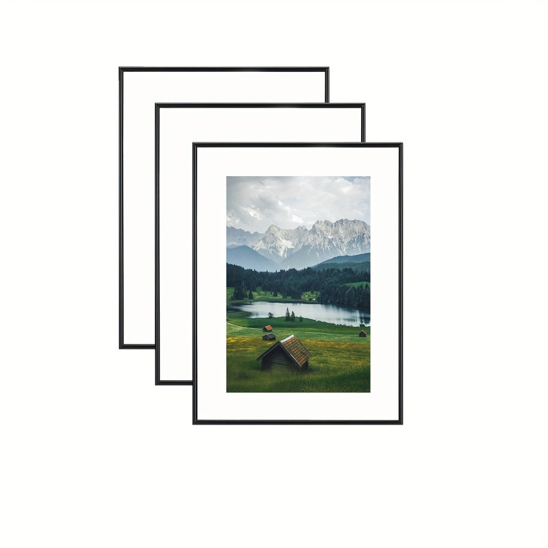 FrameCraft - 3-Piece Black Photo Frame Set