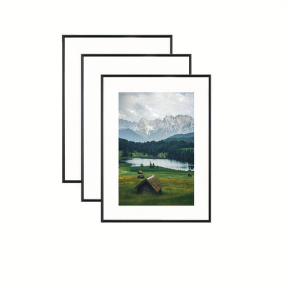 FrameCraft - 3-Piece Black Photo Frame Set