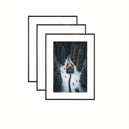 FrameCraft - 3-Piece Black Photo Frame Set