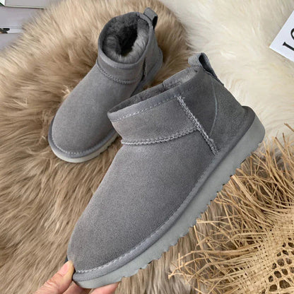 SnugWalk | Insulated Suede Ankle Boots for Cold Weather