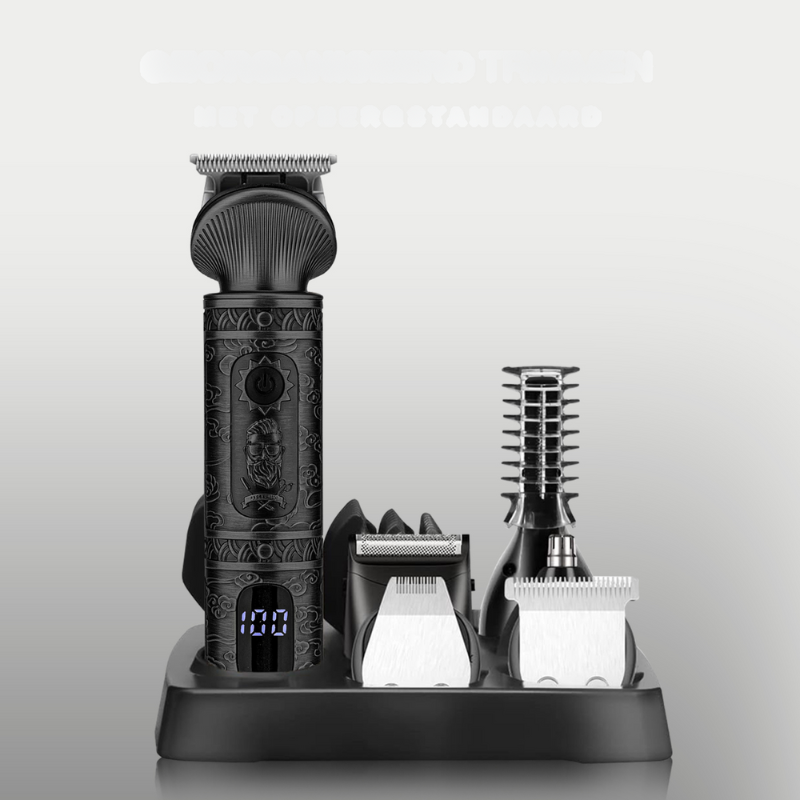 BeardMaster - 6-in-1 Trimmer with Storage Stand