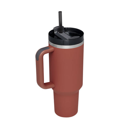 ChillMug - Isoleret Drikkekrus med sugerør