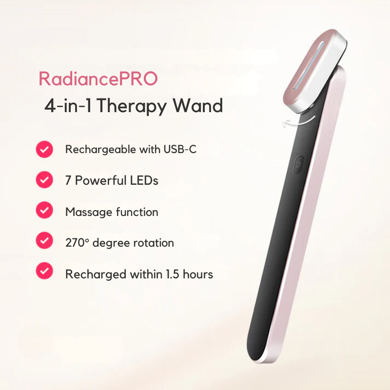 RadiancePro - 4-in-1 Therapy Wand for Skin Rejuvenation