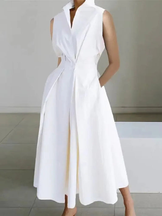 Hymans Ruth - Womens Midi Dress with Chic A-Line Design & Comfortable Fit-1