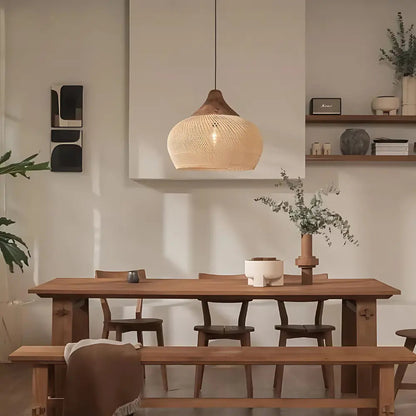 Sunwoven - Artisan Rattan Lamp