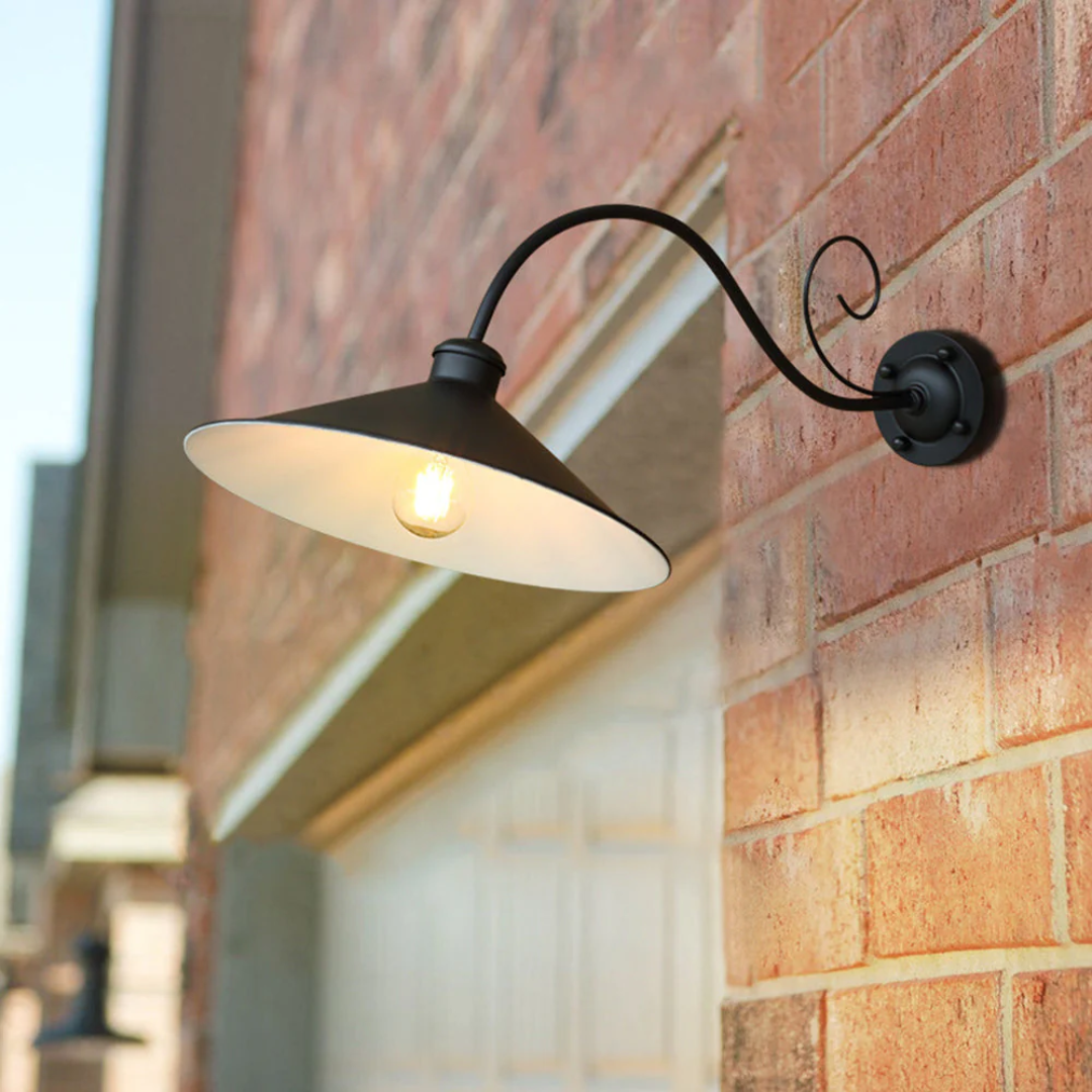 Vintage Outdoor Wall Lamp - Waterproof Exterior Wall Lights with LED Compatibility-4