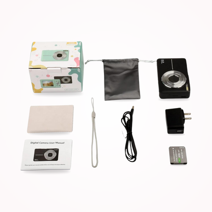Vintage Digital Camera with 1080p Video Recording – Lightweight and Portable Retro Photography Camera-3