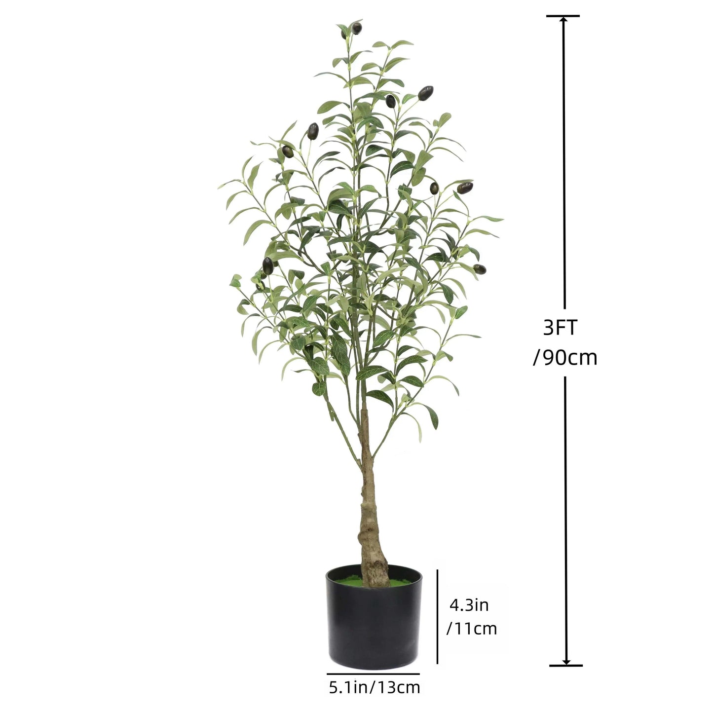 OlivaLeaf - Lifelike Olive Tree Decoration