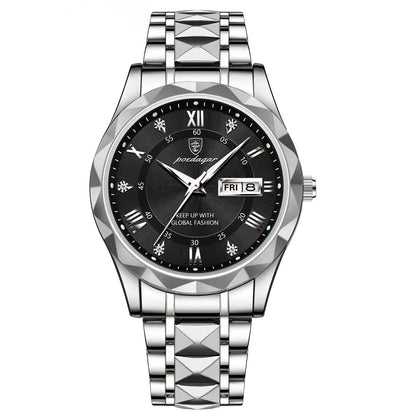 Variant image for Luxurious Waterproof Men's Wristwatch – Stylish Stainless Steel Timepiece with Accurate Quartz Movement-2