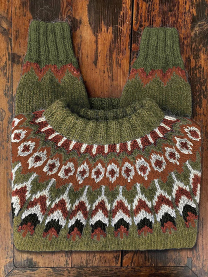 CassandraStyle | Classic Retro Knit Pullover for Women
