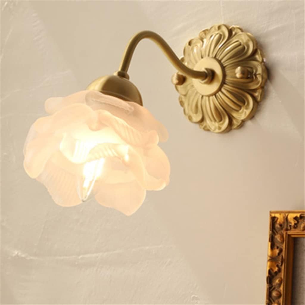 BloomLume – Vintage Flower Glass Wall Light