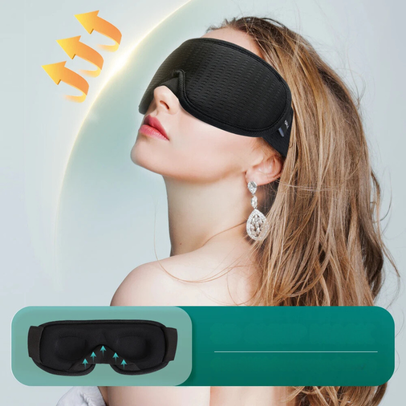 RestEase - Masque de sommeil 3D pour un confort ultime