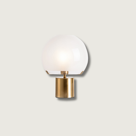 FusionGlow – Retro-Inspired Table Lamp with Glass Base