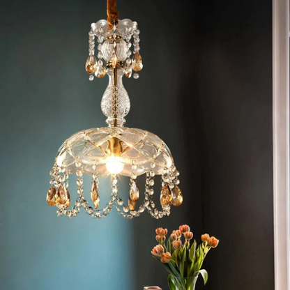 OpalGleam - Luxury Crystal Chandelier