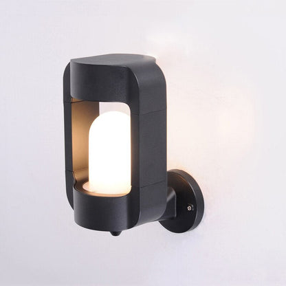 Elegant Amber Glass Outdoor Lamp – Weather-Resistant Outdoor Light Fixture for Garden and Patio Illumination-5