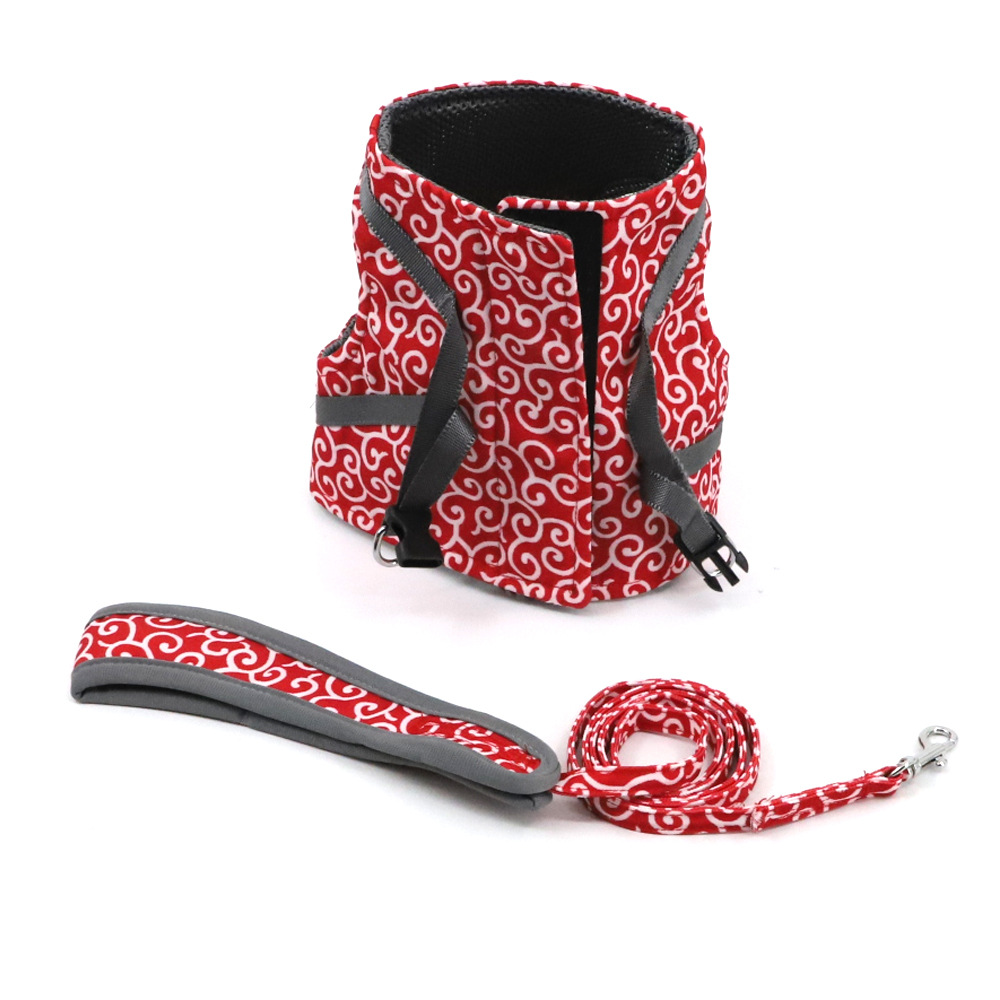 Stylish Cat Harness with Matching Leash - Comfortable and Easy to Wear, Adjustable Fit for Cats and Kittens-4