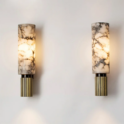 LuxeLume – Refined Marble Wall Lamp