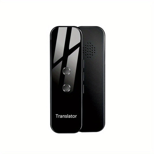Portable Two-Way Language Translator with Built-In Wi-Fi and USB Rechargeable Battery - Compact Travel Device for Effortless Communication-1