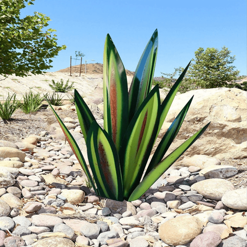 Variant image for Handmade Waterproof Solar Agave Garden Lamp – Elegant Outdoor Solar Lights for Garden Illumination-3