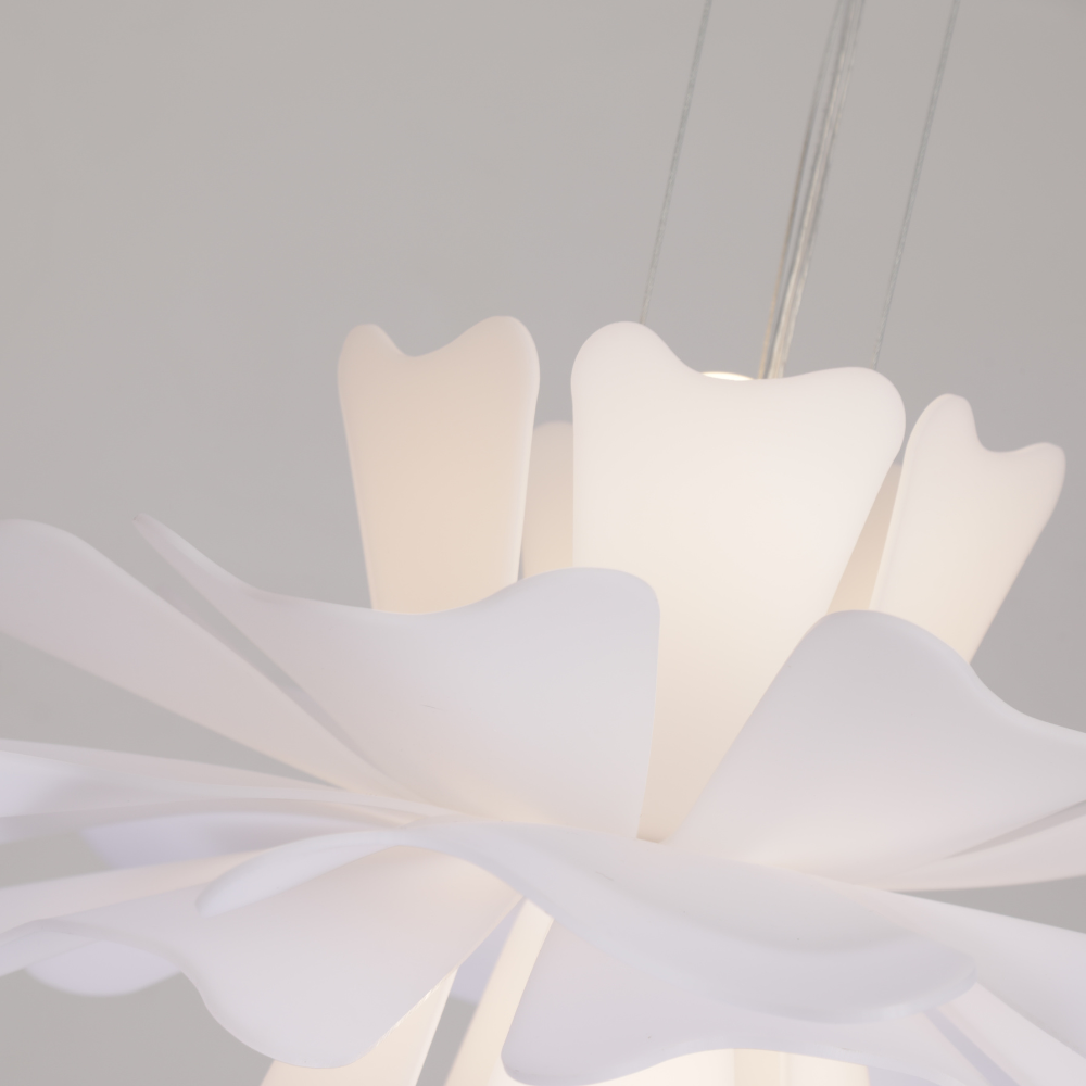 LumaPetal - Stylish White Hanging Light
