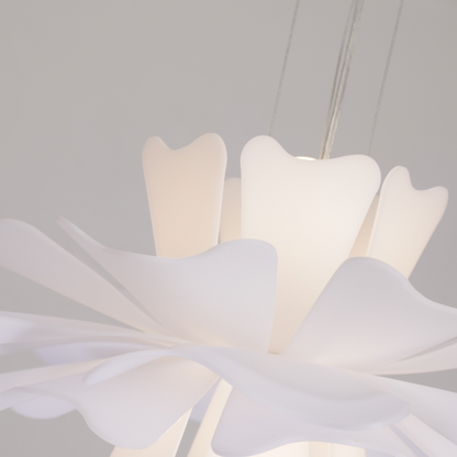 LumaPetal - Stylish White Hanging Light