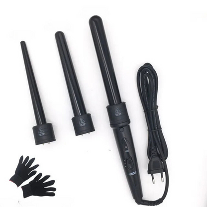 FlexiCurl - 3-Part Ceramic Hair Curler Set