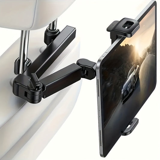 Adjustable Tablet Holder for Car Headrest - Fits 5 to 14 Devices, Secure and Versatile Tablet Stand for Travel-1