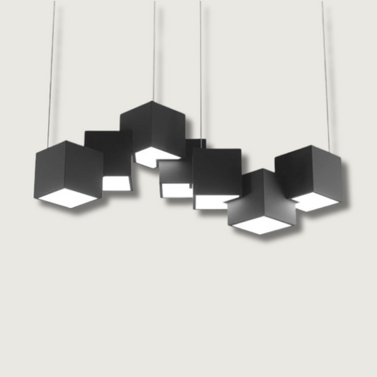 GlowCube – Elegante Lampada a Sospensione LED