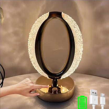 CrystalShine - Modern Crystal Table Lamp with Luxe Aesthetic