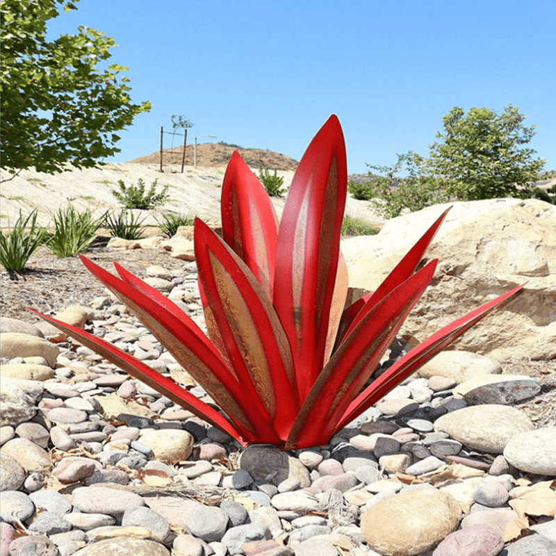 Variant image for Handmade Waterproof Solar Agave Garden Lamp – Elegant Outdoor Solar Lights for Garden Illumination-7