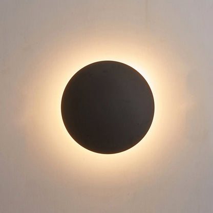 NightGlow – Metal Round Wall Light for Bedroom