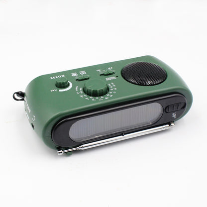Bærbar nød-radio med AM/FM/NOAA, USB-oplader, LED-lommelygte, vandafvisende til camping og udendørs brug
