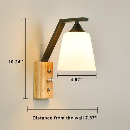 ArborLuxe – Wooden Accent Wall Light