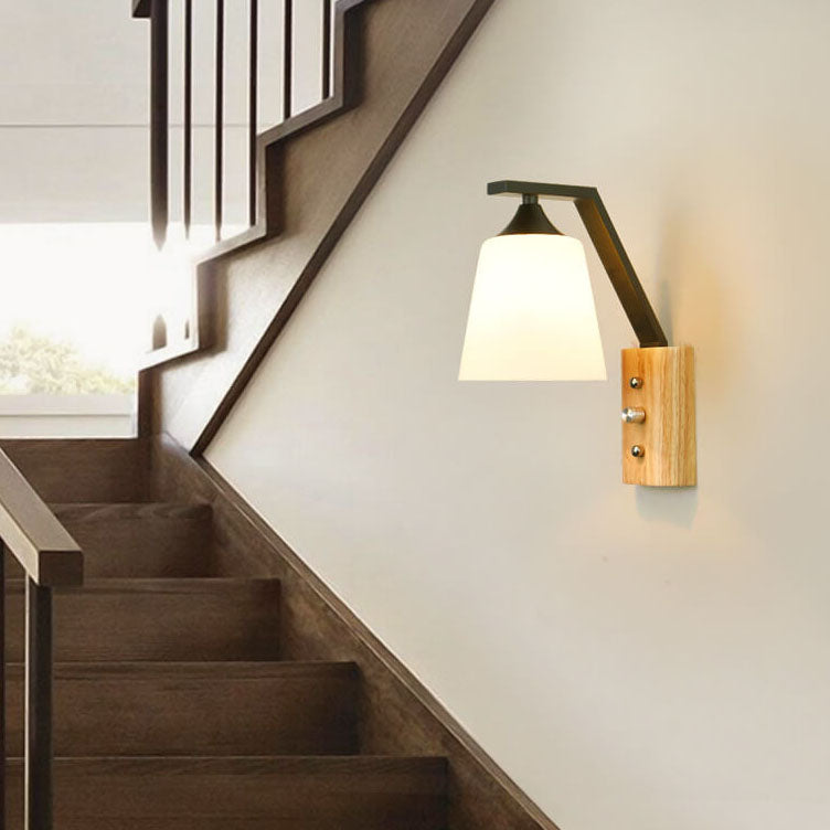 ArborLuxe – Wooden Accent Wall Light