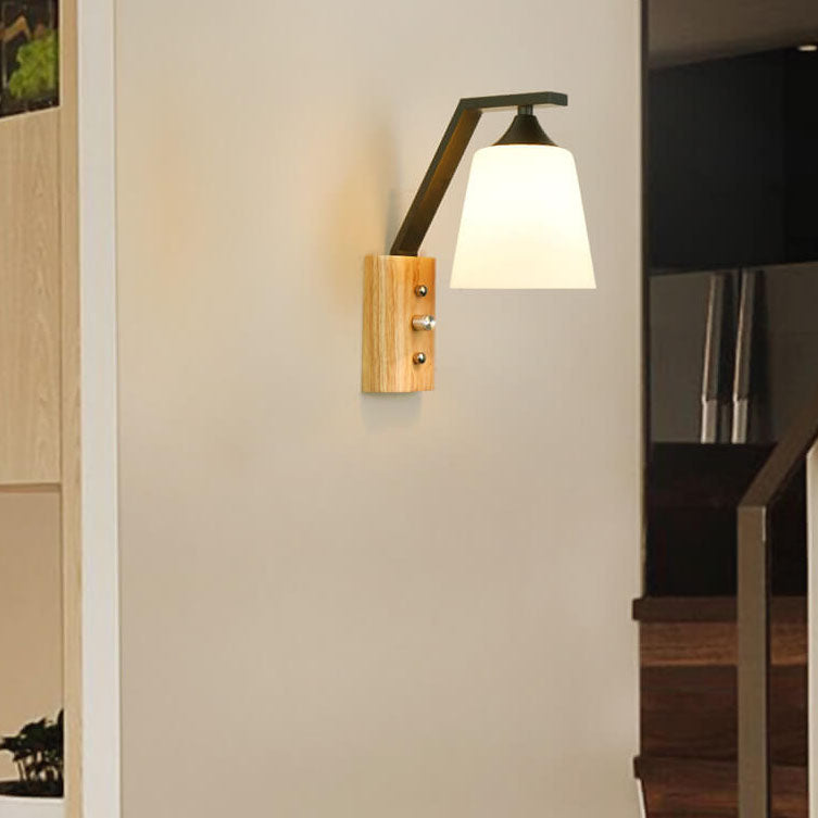 ArborLuxe – Wooden Accent Wall Light